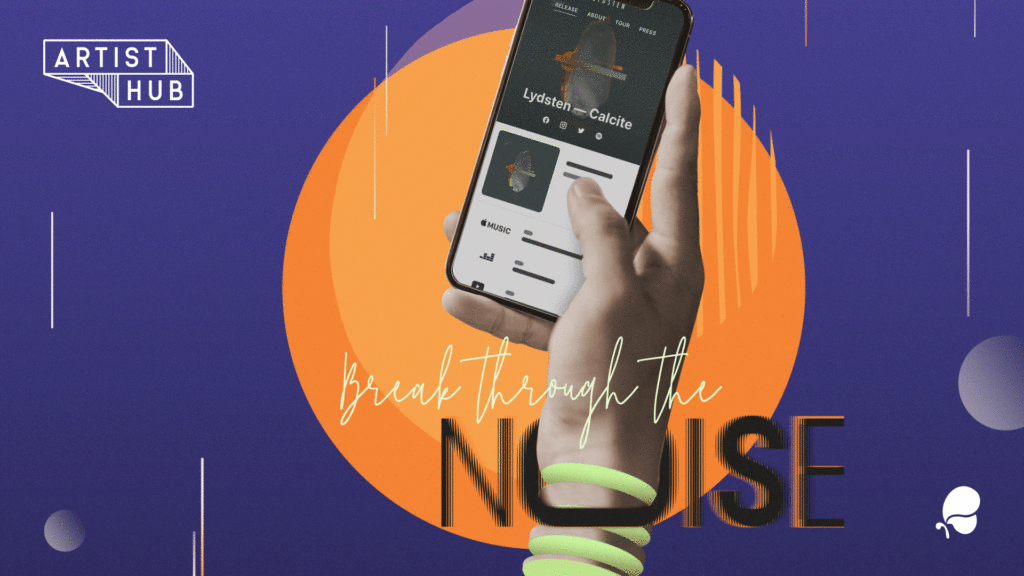 Art direction + campaign design for iMusician's Artist Hub by Yvonne Hartmann