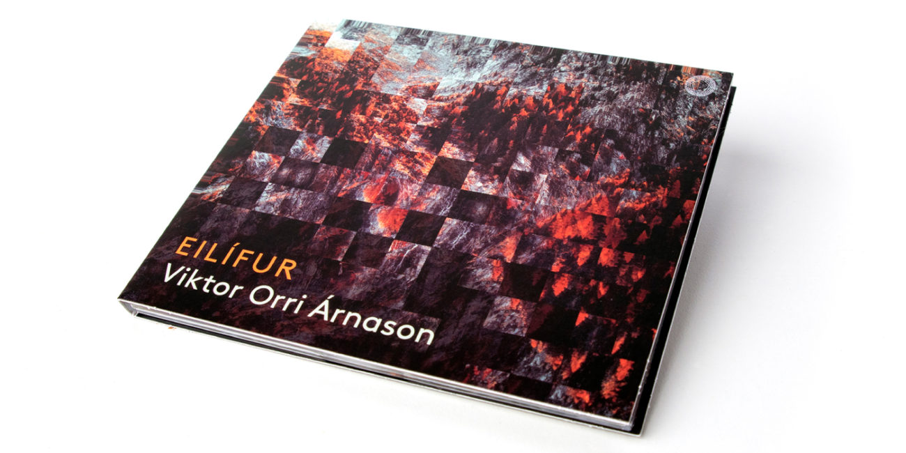 CD packaging for Viktor Orri Árnasson's album release "Eilífur" by Yvonne Hartmann