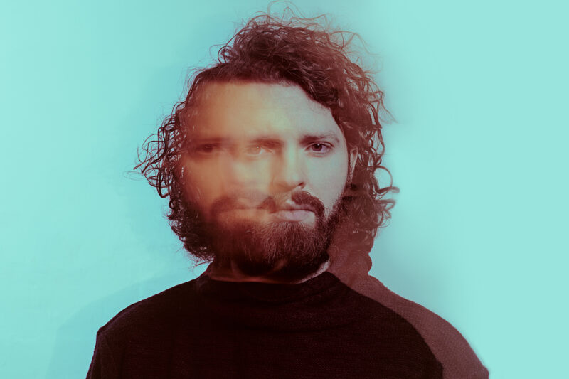 Press shot Viktor Orri Árnason for his Eilífur album release captured by Yvonne Hartmann