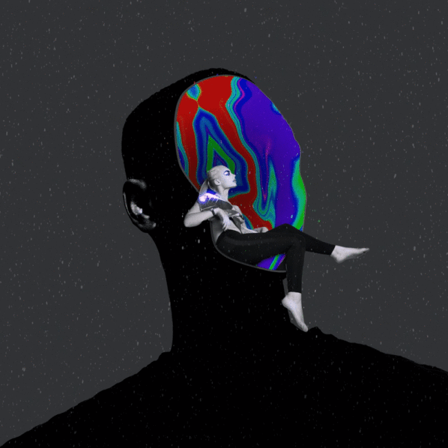 In Your Face - collage animation by Yvonne Hartmann