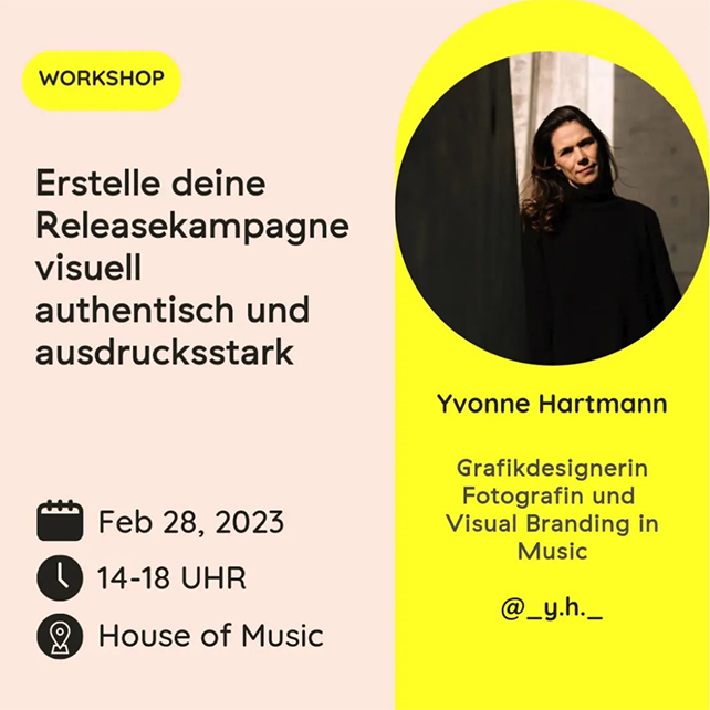 Releasekampagnen workshop for Music Pool Berlin by Yvonne Hartmann
