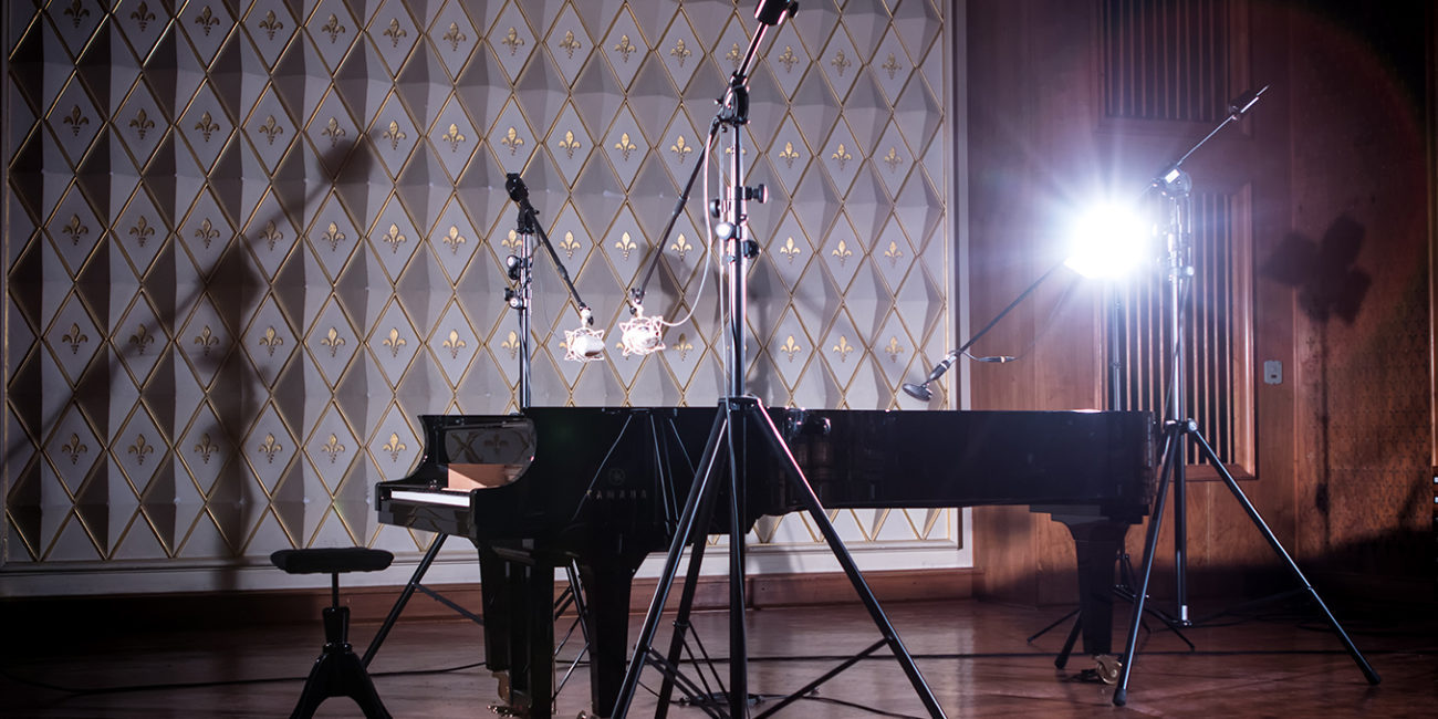 Nils Frahm's customized Yamaha CFX9 captured for Native Instruments by Yvonne Hartmann