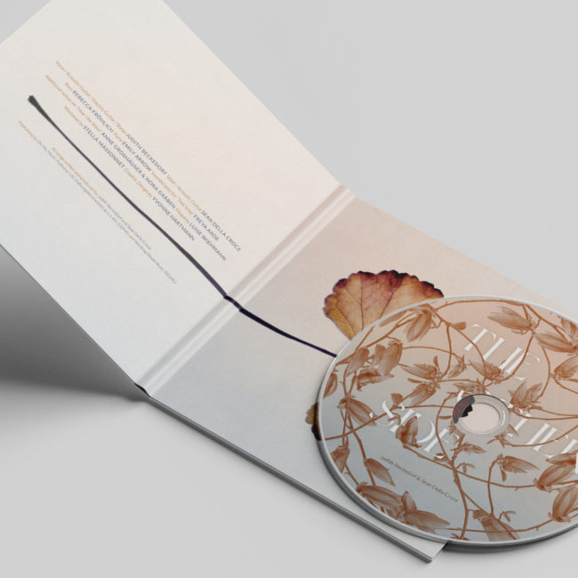 CD packaging design for the album release campaign for "The Other Side" by Yvonne Hartmann