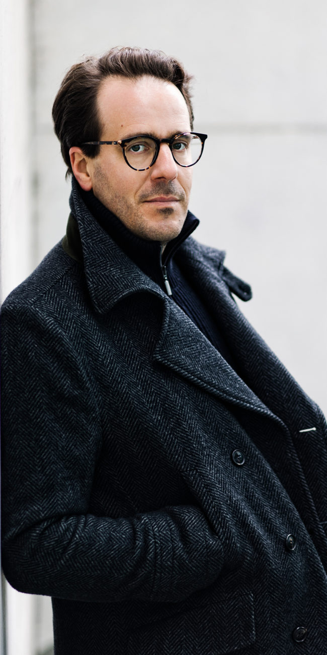 Press shots for composer Florian Tessloff by Yvonne Hartmann