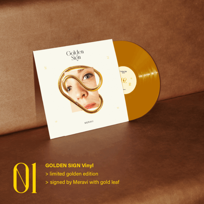 Golden Sign Giveaway Collab Meravi Goldman + Yvonne Hartmann