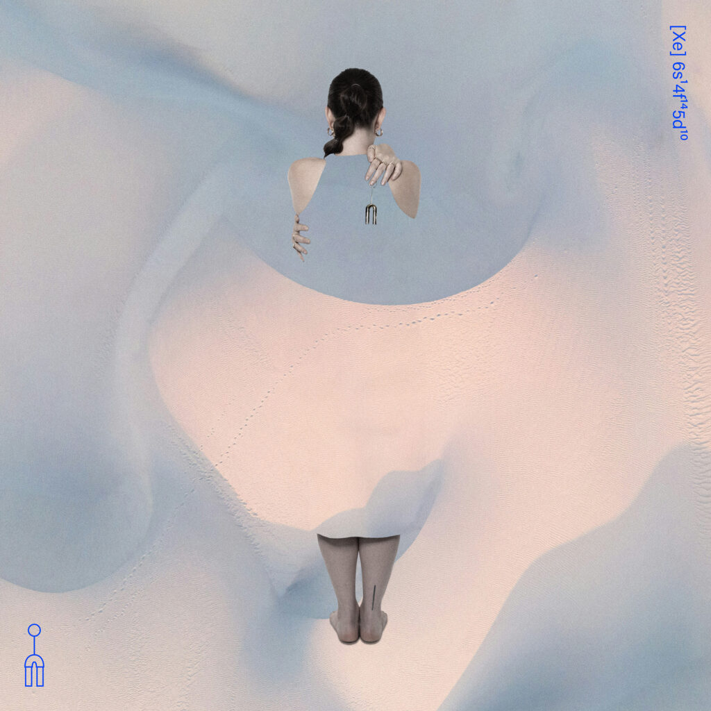 Cover artwork for Meravi's single Quiet designed by Yvonne Hartmann