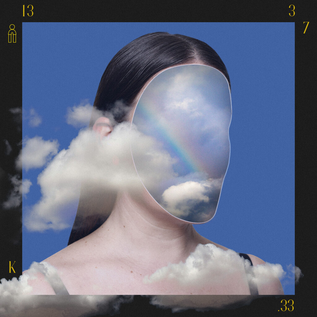 Cover artwork for Meravi's single Whether The Weather designed by Yvonne Hartmann