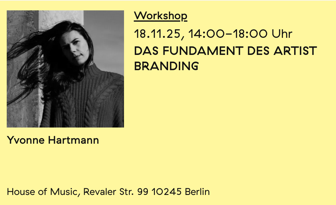 Workshop at Music Pool Berlin by Yvonne Hartmann