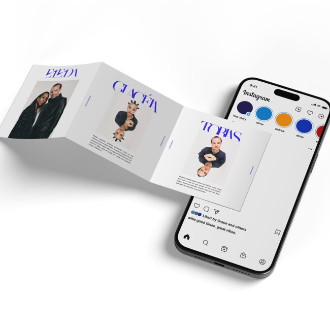 Social media post for music release campaign by Yvonne Hartmann