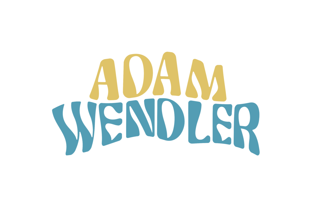 Logo design for Canadian singer-songwriter Adam Wendler by Yvonne Hartmann