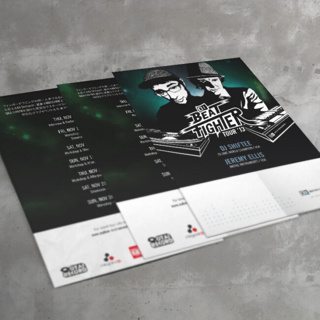 Event flyer design for Native Instruments by Yvonne Hartmann