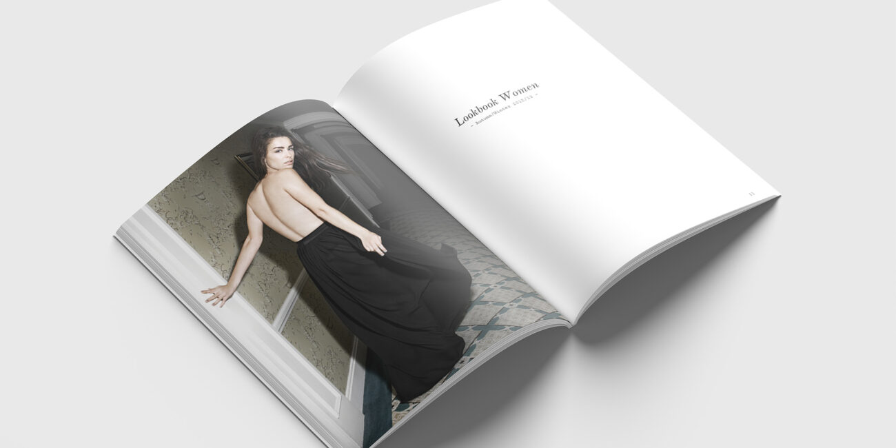Lookbook layout for fashion label wkndlvrs by Yvonne Hartmann