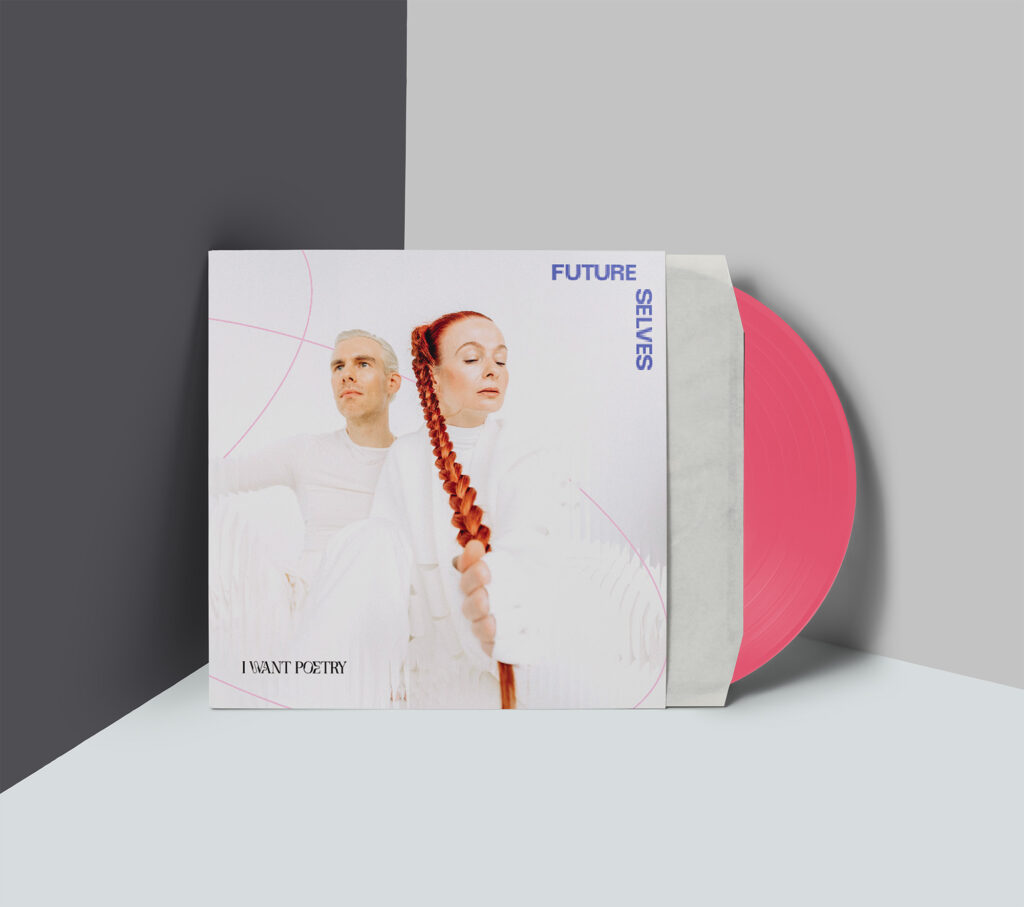 Future Selves CD packaging designed for I Want Poetry by Yvonne Hartmann
